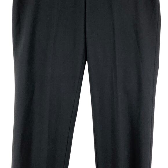 Theory Womens Size 4 Pants Trousers High Waist Wool Lined Stretch Side Zip Black - Picture 3 of 13